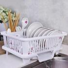 Dish Rack Drying Tray Over Tier Cup Holder Dryer Organizer Kitchen Sink Drainer