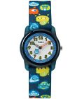 Timex TW7C25800, Kid's Time Teacher Blue Elastic Strap Watch, Monsters