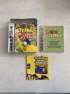 ⚡️Mario Tennis Nintendo Game Boy Color | PAL Box Manual Inserts! Authentic!⚡️