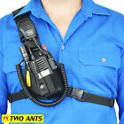 Phone & Radio Holster Chest Harness - Right - Black - Two Ants Worker CT000SRBK