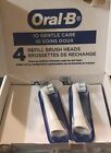 4 Oral-B iO Gentle Care Replacement Heads Electric Toothbrush Brush Heads White