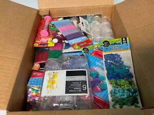Box lot of random Crafting supplies. As shown in photos. CS1