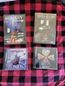 Stunt Rock Sorcery in Concert , Sorcery2 CD and DVD lot