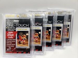 Ultra Pro One-Touch Magnetic Card Holder 35pt Point ROOKIE CARD - Lot of 5
