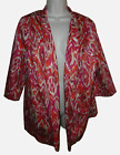 **MAGGIE BARNES FOR CATHERINES** Women's Open Front Fully Lined Coat Size ((0X))