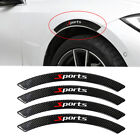 4Pcs Real Carbon Fiber Sports Car Fender Flares Wheel Eyebrow Protector Sticker (For: 2017 Jaguar XE)