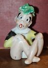 Antique Vintage 1920-1930s Porcelain Jester Elf Clown Japan Big Eyes Surprised