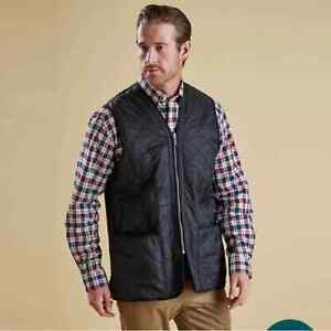Barbour Polarquilt Zip-In Liner Vest in Black Men’s Size Medium Quilted Outdoor