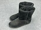 Bearpaw Boots Womens Size 10 Black Suede