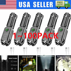 Rechargeable 990000LM LED Flashlight Tactical Police Super Bright Torch Zoomable