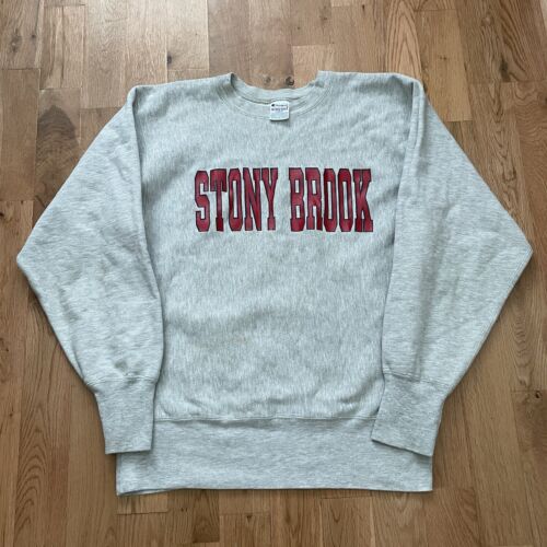 Vintage 90’s Stony Brook University NY Champion Reverse Weave Sweatshirt Large