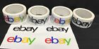 4 Rolls Ebay Logo Packing Tape 2 in x 75 yds Shipping Sealing Tape Variety NEW