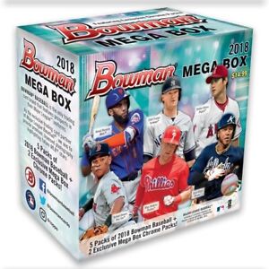 2018 Bowman Baseball Mega Box Factory Sealed Unopened (Qty)