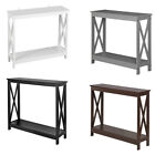 Multi-Color Console Table Accent Side Stand Entryway Narrow Table Storage Shelf