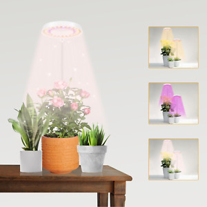 New ListingLED Grow Light, Halo Plant Lamp for Indoor Plants Growing, White Low Light for S