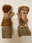2 Chancay Peruvian Burial Dolls Cotton Fabric Funeral