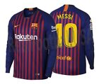 NIKE LIONEL MESSI FC BARCELONA LONG SLEEVE HOME JERSEY 2018/19
