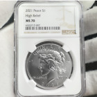 2021-P Peace Dollar 100th Anniversary High Relief NGC MS70 - 👉 PERFECTION 👌🏻
