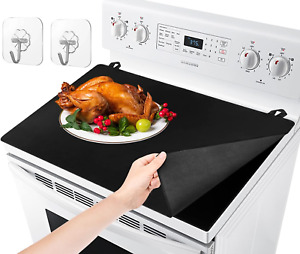 Stove Covers, Heat Resistant Glass Stove Top Cover for Electric Stove Large Cook