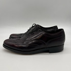 Florsheim Imperial Oxford Dress Shoes Men's 9D Brown Wingtip Almond Toe Lace Up