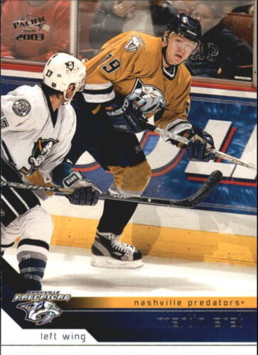 2002-03 Pacific Predators Hockey Card #208 Martin Erat