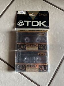 TDK SA-X90 High Position Type II (Sealed 1987 US/2Pack)