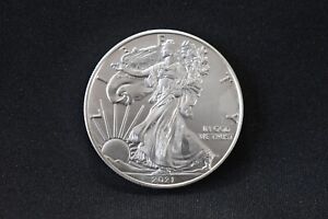 2021 1 oz American Silver Eagle Coin (BU, Type 1)