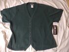 Nwt Sag Harbor Women's 2XL Tunic Sweater Pullover Dark Green
