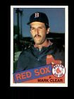 1985 Topps Baseball #207 Mark Clear  SET BREAK