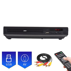 DVD CD Multimedia Player RCA Output USB Port Region Free Remote Control S9P2