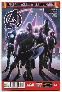 Avengers #35 (Nov 2014, Marvel Comics) 1st Sam Wilson As Captain America Cover