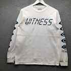 Katy Perry The Witness Tour T-Shirt Mens M Long Sleeve Graphic Crew Neck White