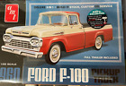 AMT1407 1960 Ford F-100 Pickup Truck with Trailer Model Kit
