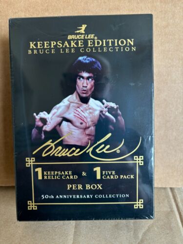 New Listing2024 Keepsake Bruce Lee 50th Anniversary Collection  1 Factory Sealed Hobby Box
