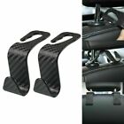 Black Carbon Fiber Car Back Seat Headrest Hook Storage Hook For Auto Accessories (For: 2021 BMW X3)
