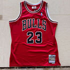 Michael Jordan #23 Chicago Bulls Red Swingman Jersey Size L