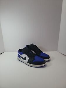 Nike Air Jordan Retro 1 Low Royal Toe Black Blue White Size 8.5-CQ9446-400