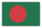 Bangladesh Flag Car Bumper Sticker Decal