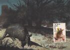 Armadillo Fauna World Wildlife Canada USA Art Texas Mint Maxi Card FDC 1987