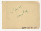 Donna Reed REAL SIGNED vintage album page JSA COA Autographed Wonderful Life
