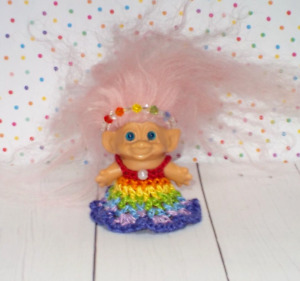 New ListingTroll Doll Clothes for Vintage Pencil Topper Fits 1-1/2
