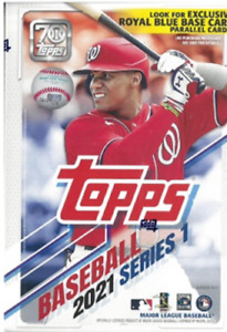 2021 TOPPS SERIES MLB BASEBALL TRADING CARD RELIC BLASTER BOX WALMART IN HAND