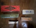 Lot of 5 Vintage Hohner Harmonicas