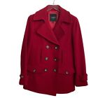 Talbots Red Double Breasted Coat/jacket Size 4