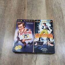 Ace Ventura VHS Bundle Pet Detective & When Nature Calls Jim Carrey All Righty