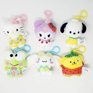 Hello Kitty + Friends Series 2 Plush Danglers : Complete Set of 6! NEW + Loose