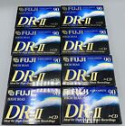 Lot of 8 New FUJI DR-II 90 Blank Cassette Tape High Bias Sealed NOS