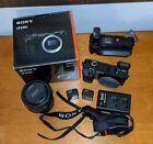 Sony Alpha A6300 Camera 18-135mm lens + 2 batt + batt grip, shutter count 4,280