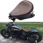 Aged Brown Motorcycle Solo Seat Saddle Base Kit For Harley Honda Chopper Bobber