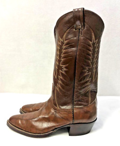 NOCONA Tall Western Cowboy Boots Goat Men Sz 8 D Style N 87290